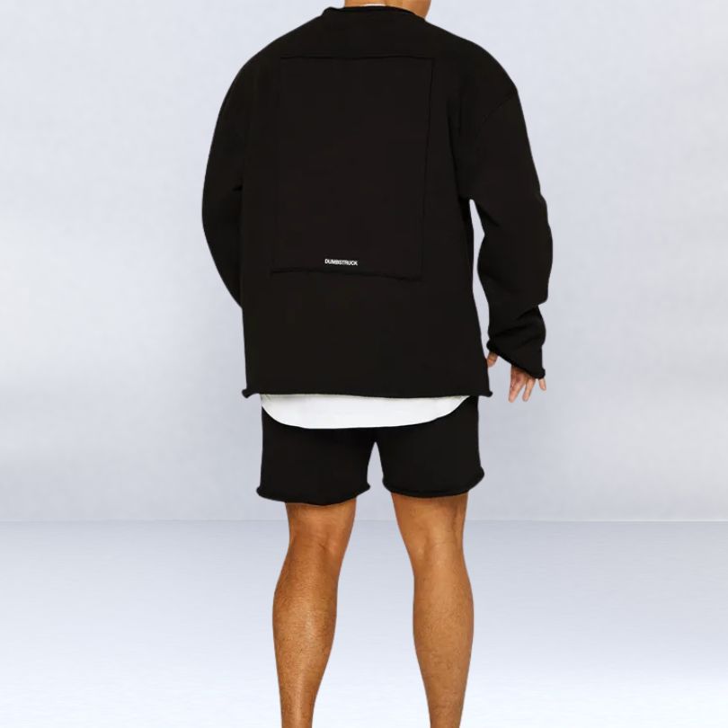 John | Stylish Relaxed Fit Sweatshirt Shorts Set