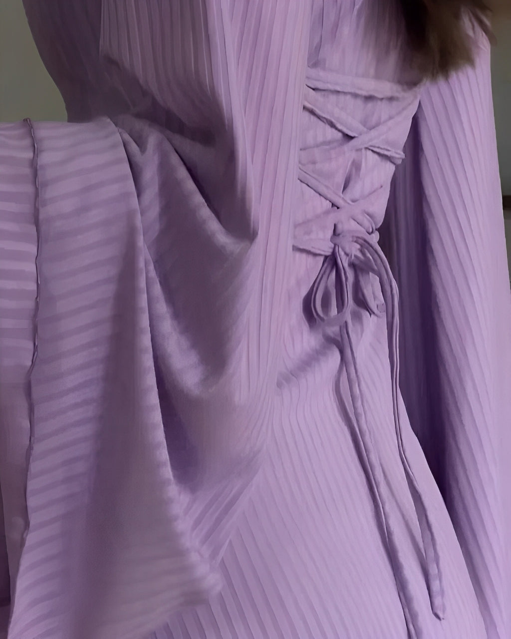 Ellie | Stylish Ribbed Long Sleeve Dress