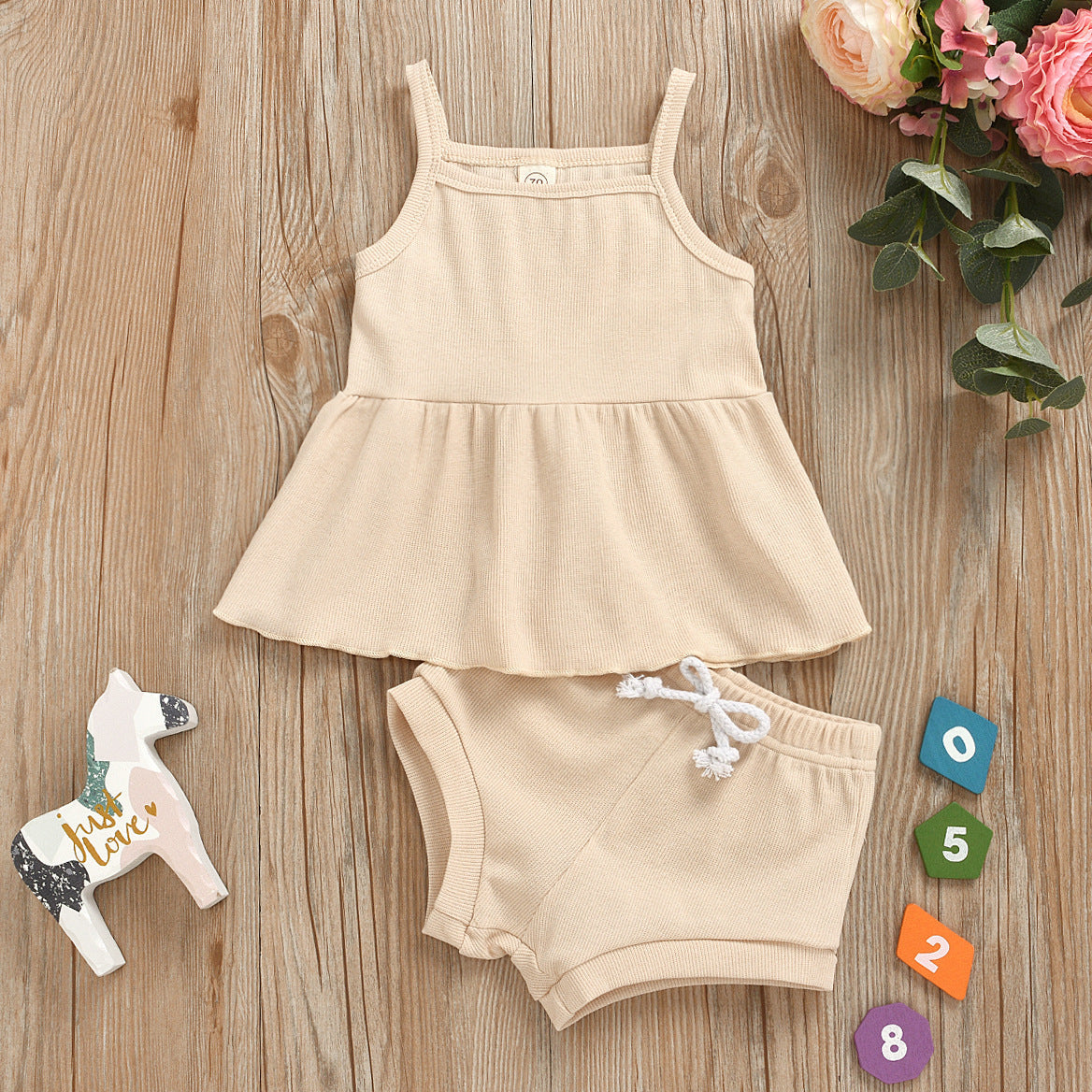 Baby Girl Organic Cotton Summer Set (12M -3T)