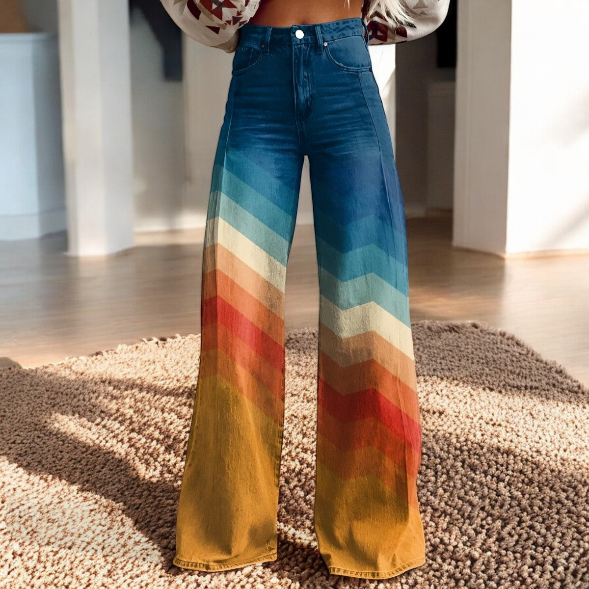 Hannah™ | Floral Print Wide-Leg Pants