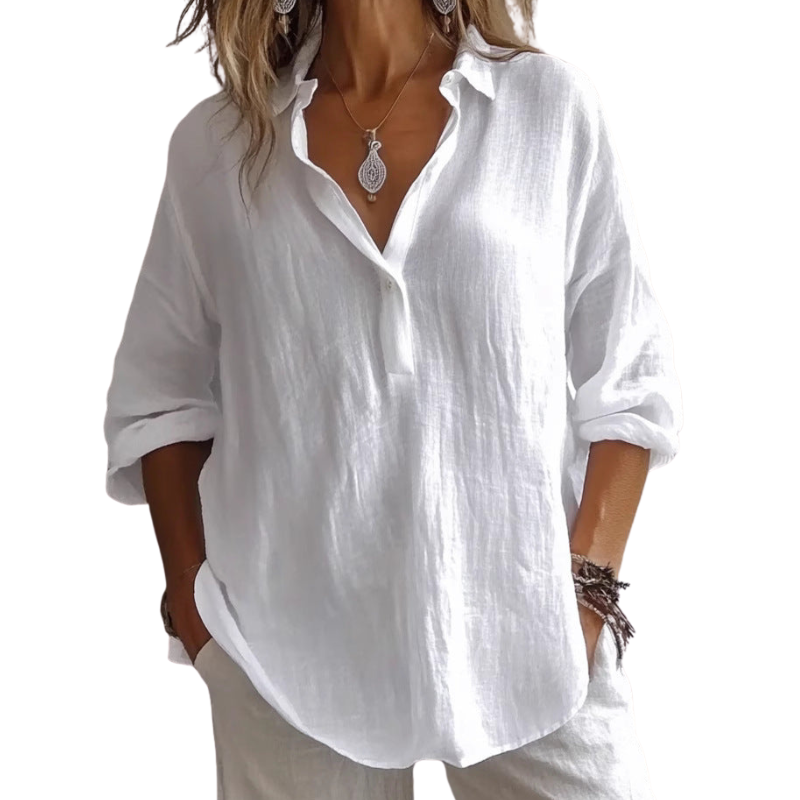 Anna | Airy Linen Blouse