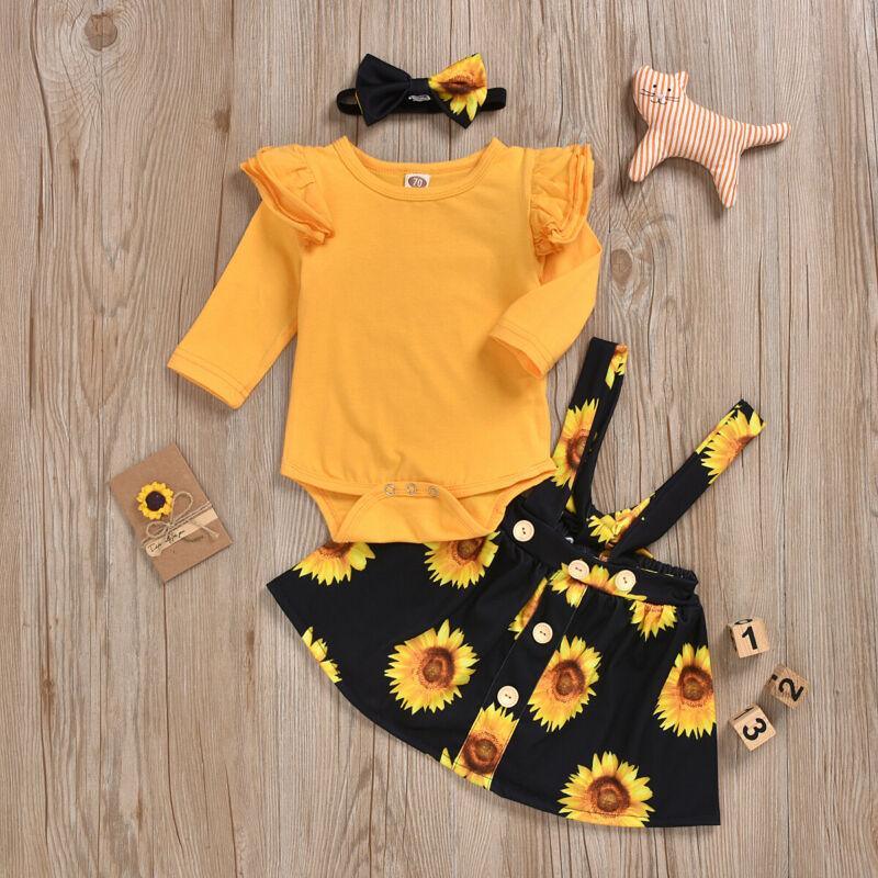 Sunflower Suspender Set (6M-24M)
