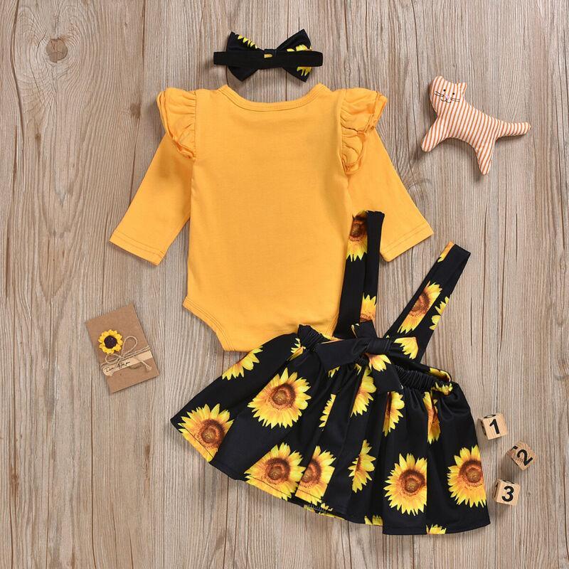 Sunflower Suspender Set (6M-24M)