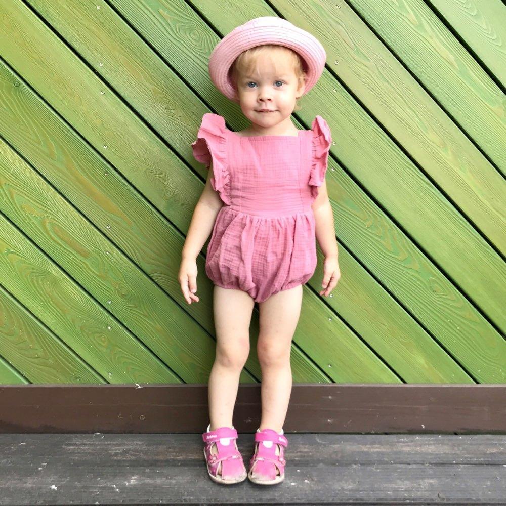 Talias Ruffle Rompers 3M-18M
