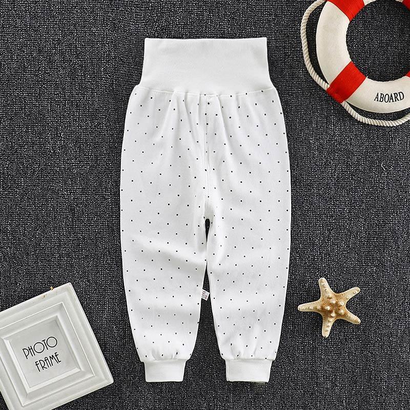 Baby Pants Girl/Boy High waist Cotton Trousers (3M-24M)