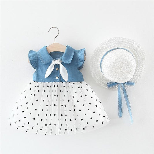 Modern Retro Infant 1st Year Birthday Party Dress