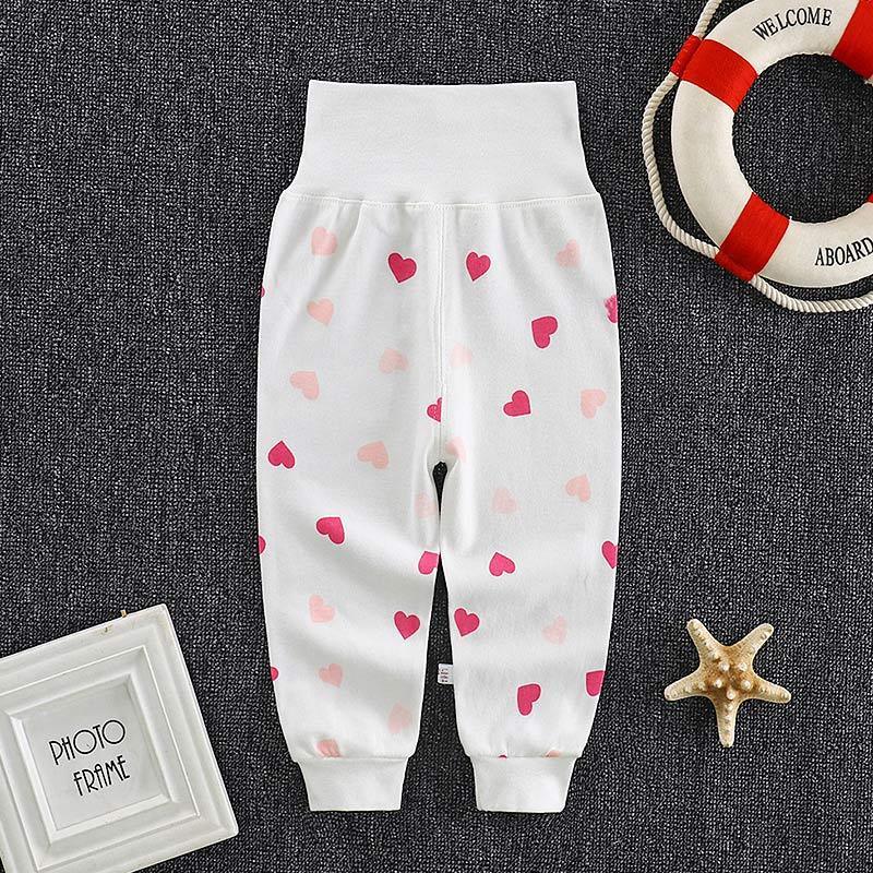 Baby Pants Girl/Boy High waist Cotton Trousers (3M-24M)