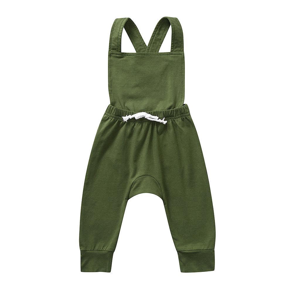 Baby Girl Boy Backless Striped Ruffle Romper Overalls Jumpsuit Clothes In Retro Syle For Boys And Girls