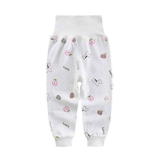 Baby Pants Girl/Boy High waist Cotton Trousers (3M-24M)