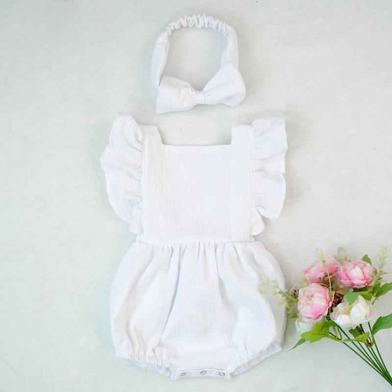 Talias Ruffle Rompers 3M-18M
