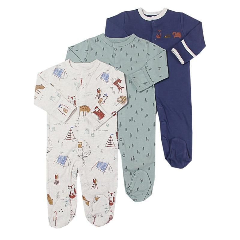 Newborn & Baby Bodysuits - 3pcs Sleep Set
