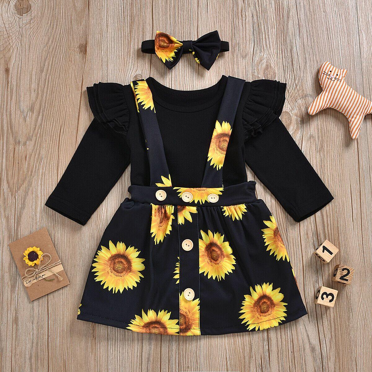 Sunflower Suspender Set (6M-24M)