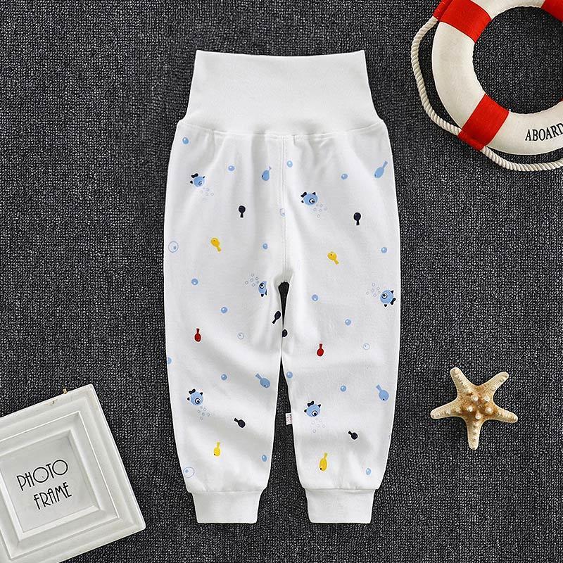 Baby Pants Girl/Boy High waist Cotton Trousers (3M-24M)