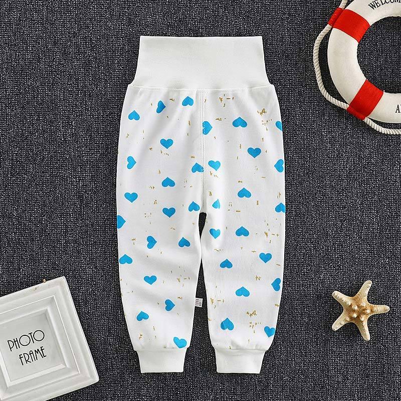 Baby Pants Girl/Boy High waist Cotton Trousers (3M-24M)