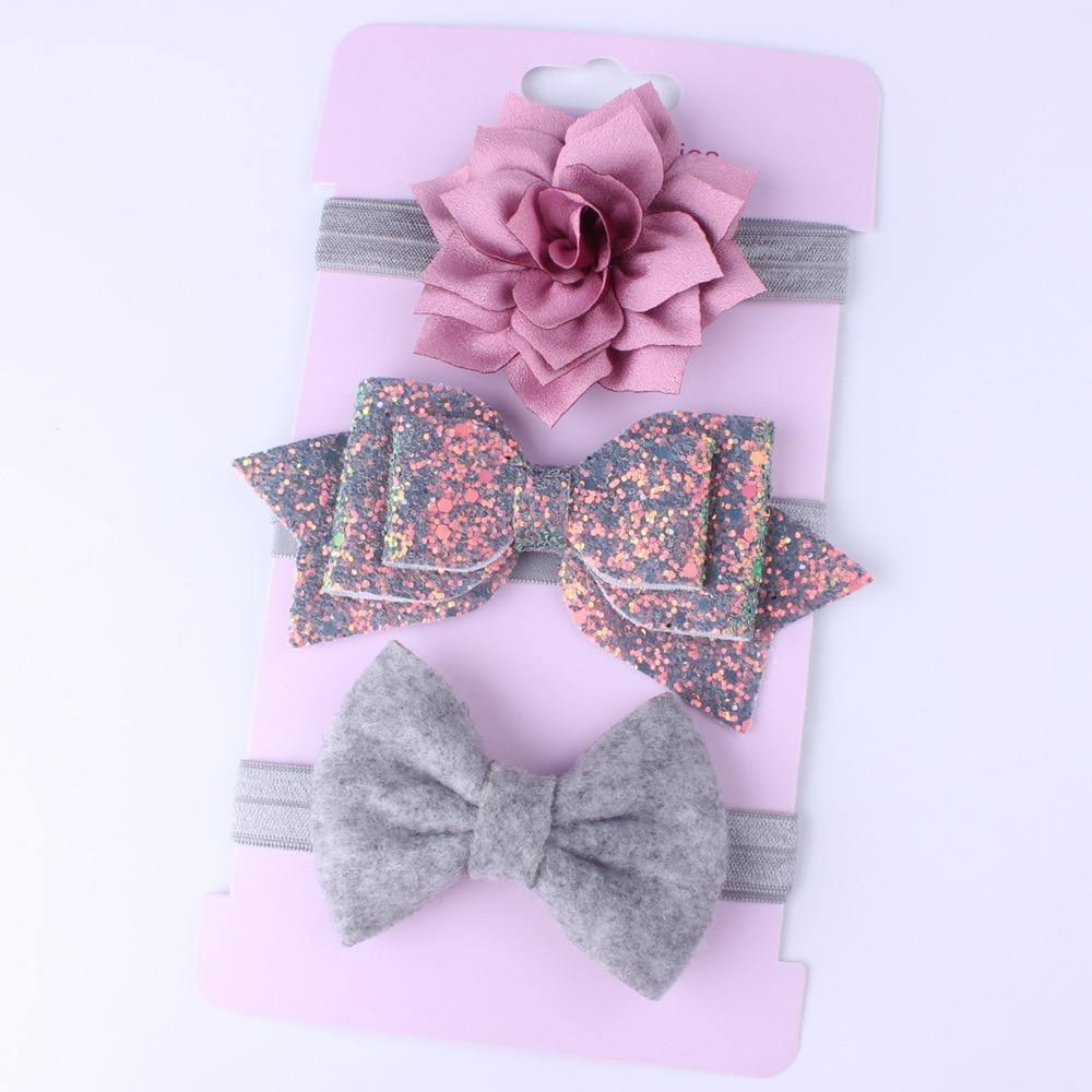 Baby girl headband set 3pcs