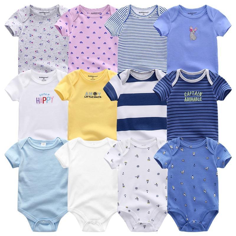 100%Cotton Baby 7Pc Onesies Boy/Girl (3M-12M)