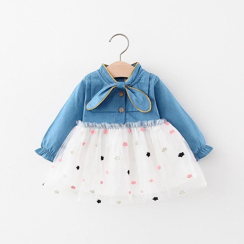 Modern Retro Infant 1st Year Birthday Party Dress