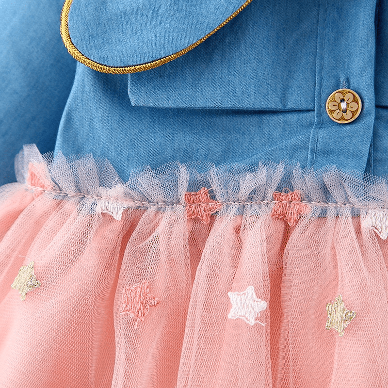 Modern Retro Infant 1st Year Birthday Party Dress