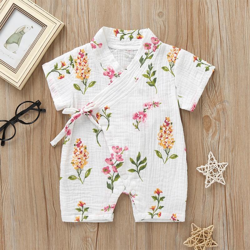 Blossom Romper – Soft Cotton Blend Romper for Baby Girls & Boys