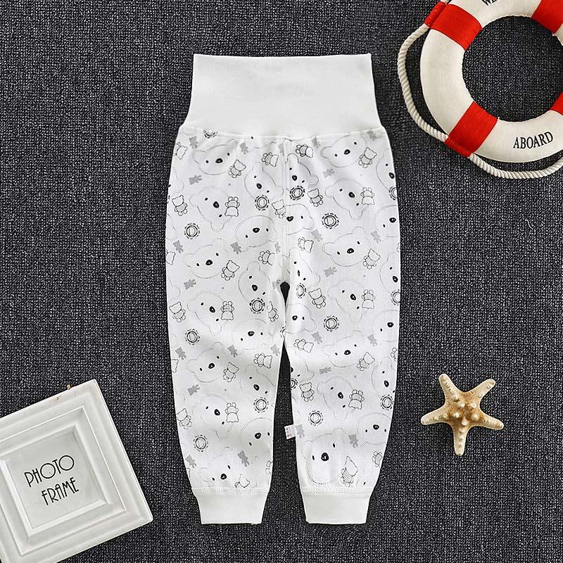 Baby Pants Girl/Boy High waist Cotton Trousers (3M-24M)