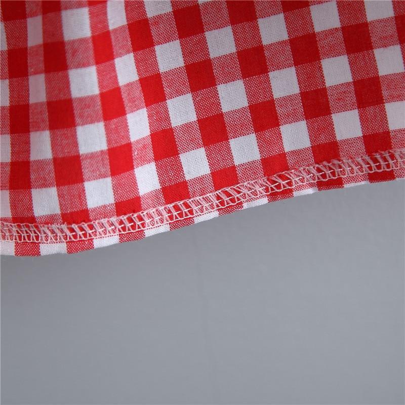 Cotton Blend Plaid + Bow Princess Party Dress with Hat (6-24 months)