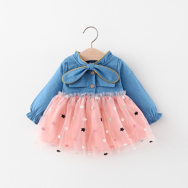 Modern Retro Infant 1st Year Birthday Party Dress