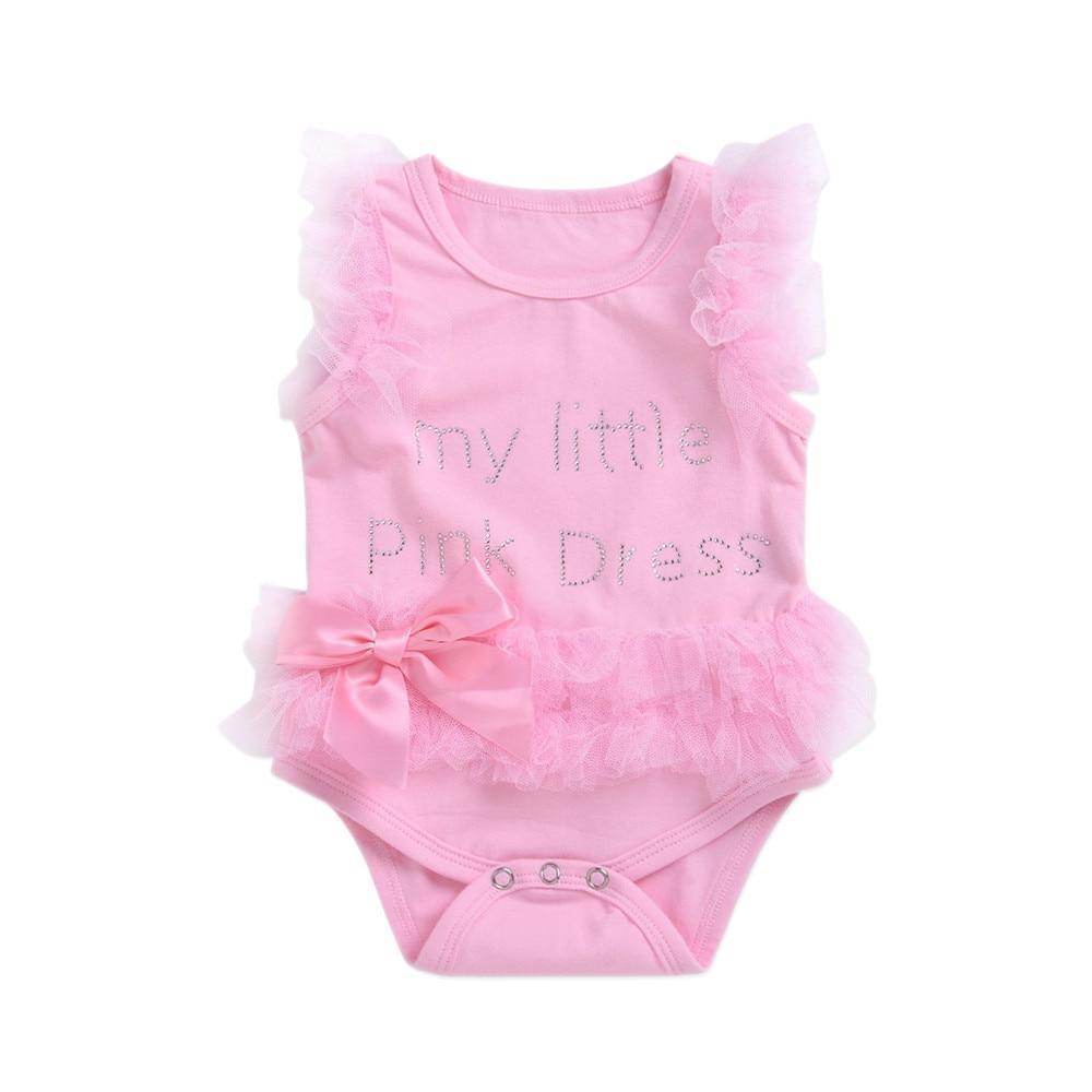 Infant Girls Bodysuits No Sleeves