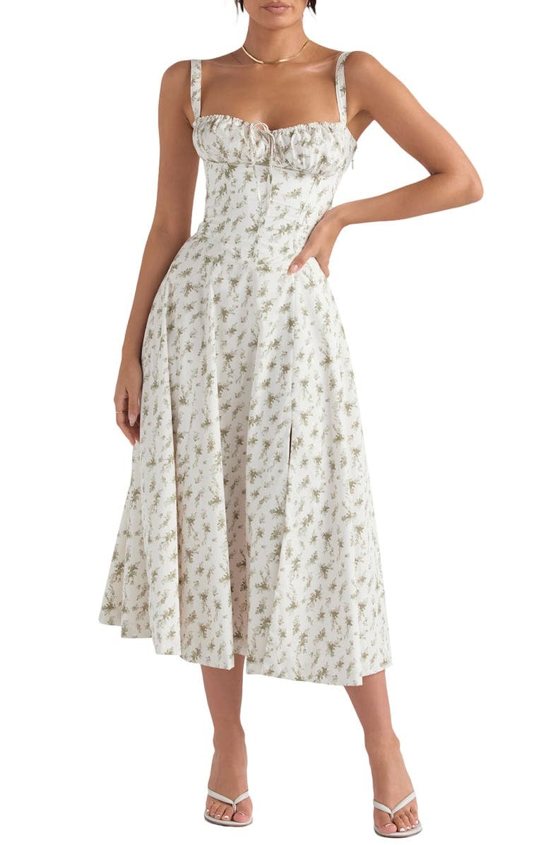 Freya | Stylish Floral Midi Dress