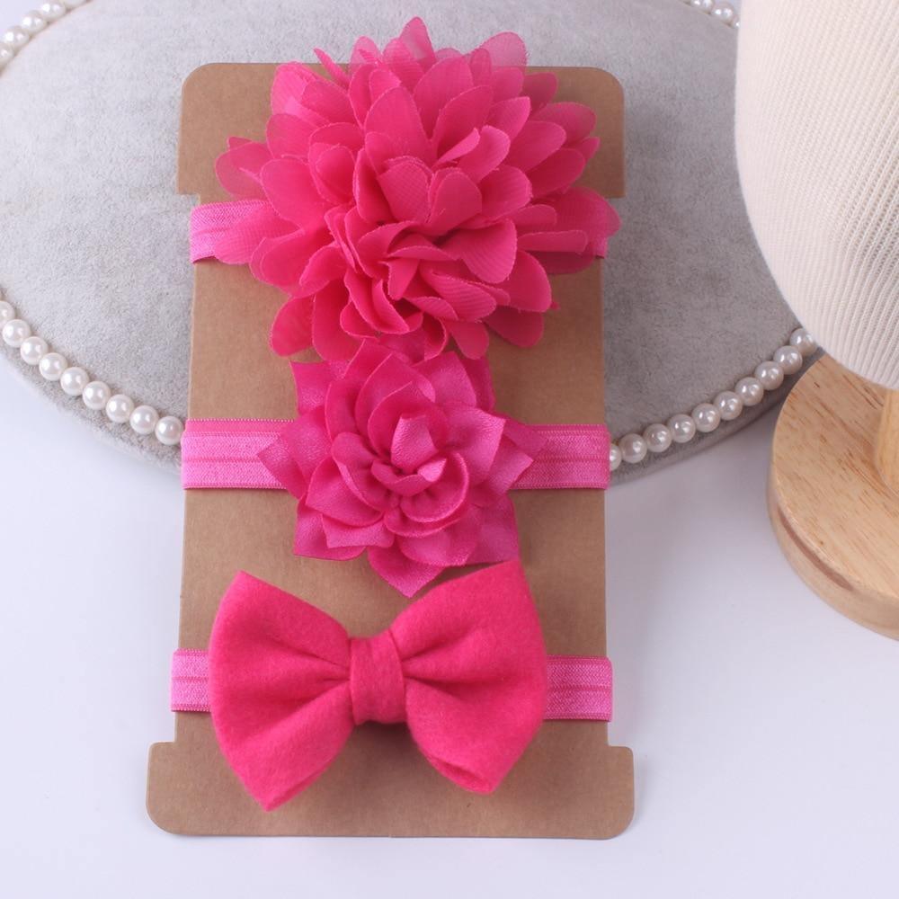 Baby girl headband set 3pcs