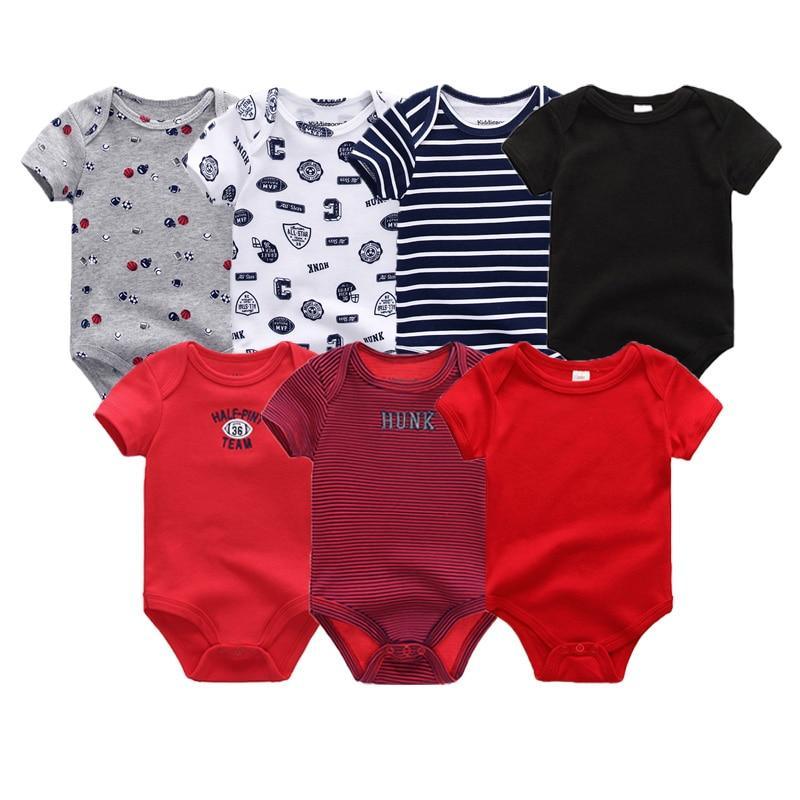 100%Cotton Baby 7Pc Onesies Boy/Girl (3M-12M)