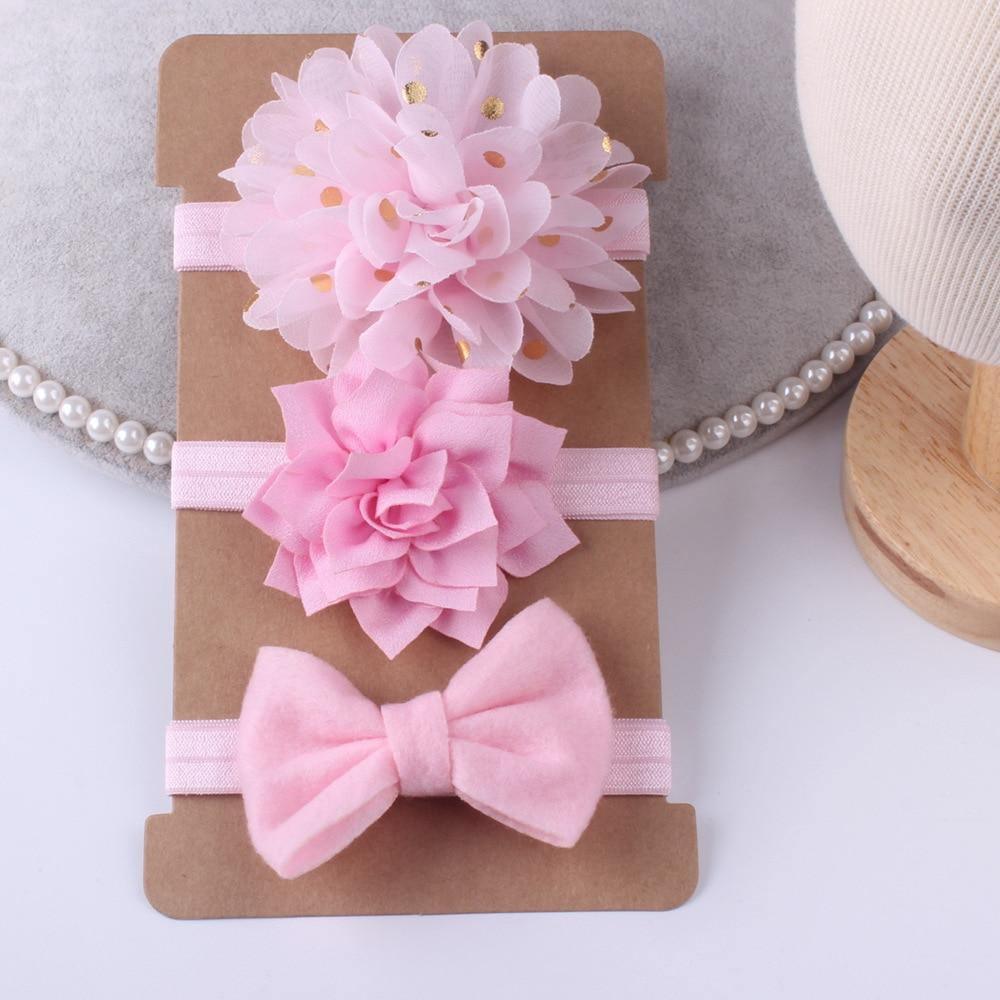 Baby girl headband set 3pcs