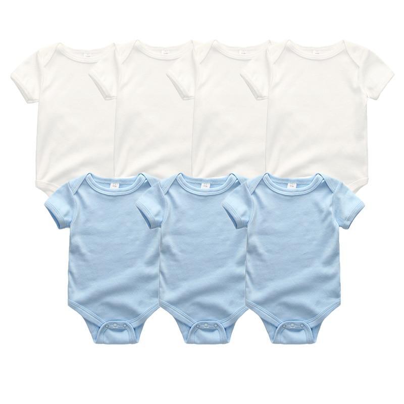 100%Cotton Baby 7Pc Onesies Boy/Girl (3M-12M)