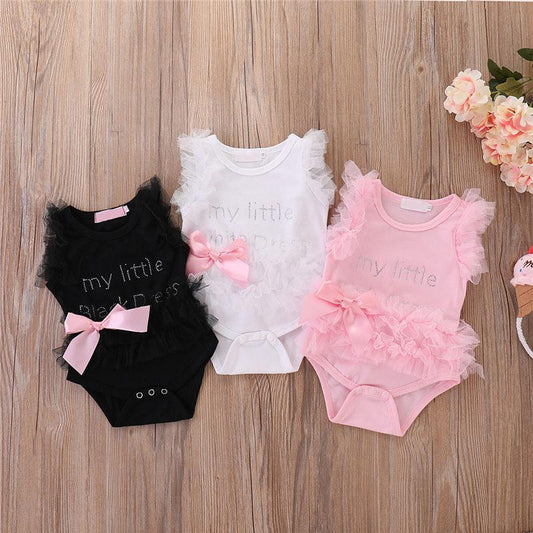 Infant Girls Bodysuits No Sleeves