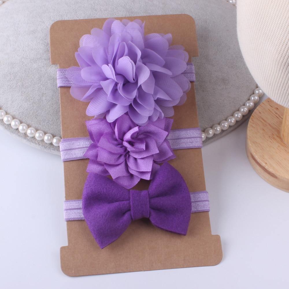 Baby girl headband set 3pcs
