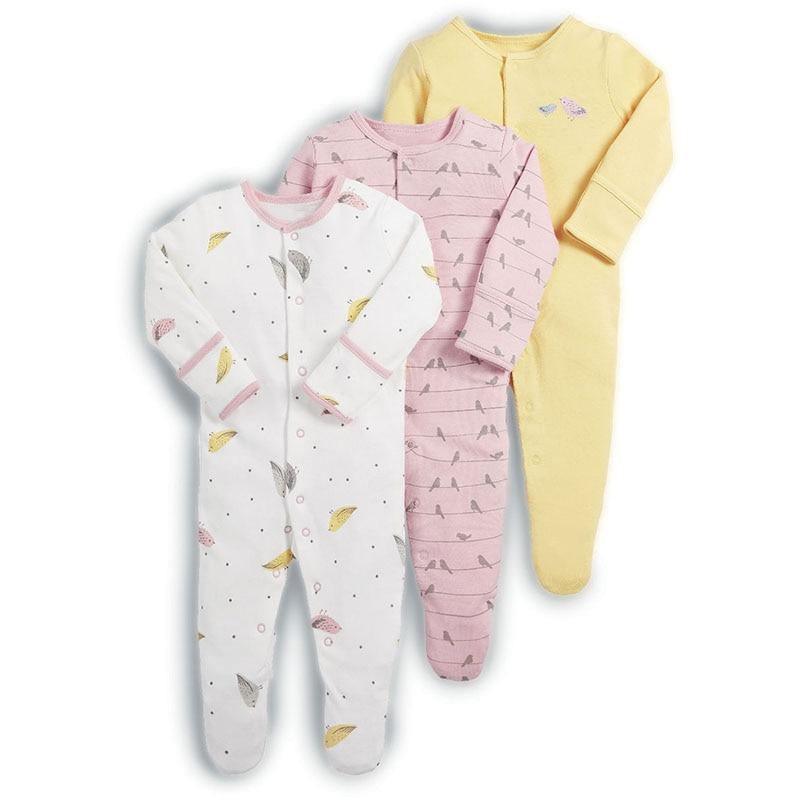 Newborn & Baby Bodysuits - 3pcs Sleep Set