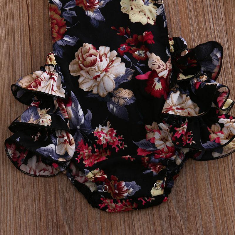 Floral Baby Girl Romper with Headband – Sleeveless Summer Outfit (6-24months)