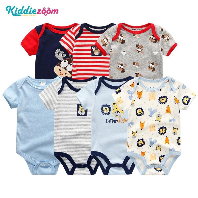100%Cotton Baby 7Pc Onesies Boy/Girl (3M-12M)