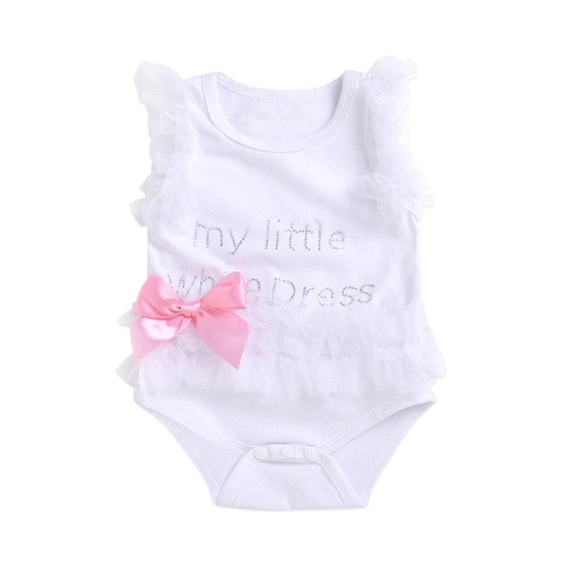 Infant Girls Bodysuits No Sleeves