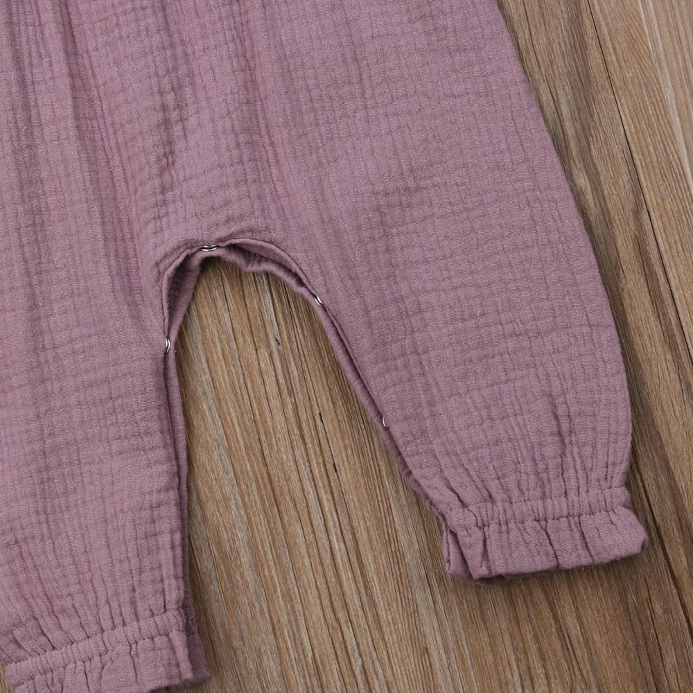 Baby Sleeveless Strap Overalls Cotton Jumpsuits (6M-3T)