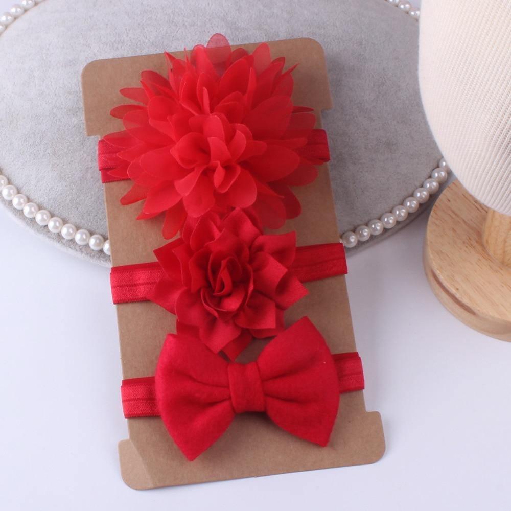 Baby girl headband set 3pcs