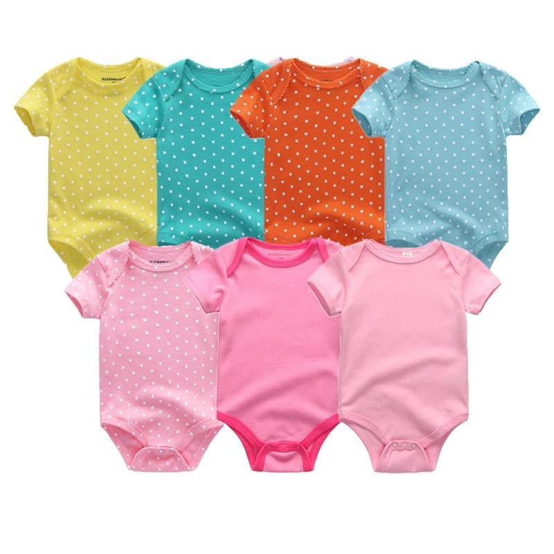 100%Cotton Baby 7Pc Onesies Boy/Girl (3M-12M)