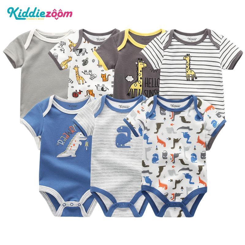 100%Cotton Baby 7Pc Onesies Boy/Girl (3M-12M)