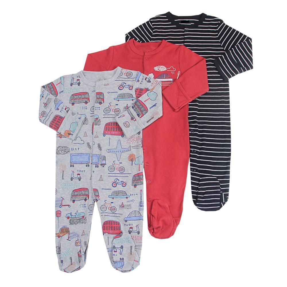 Newborn & Baby Bodysuits - 3pcs Sleep Set