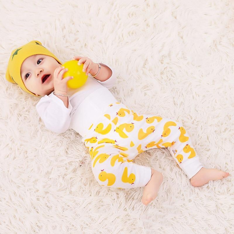 Baby Pants Girl/Boy High waist Cotton Trousers (3M-24M)