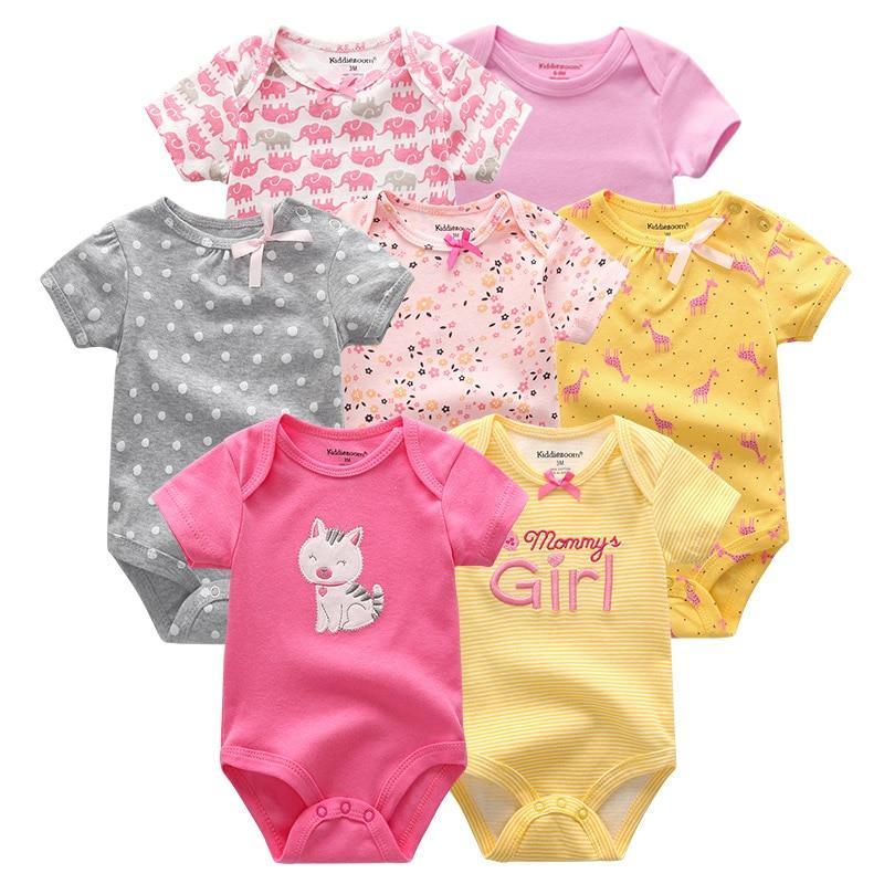 100%Cotton Baby 7Pc Onesies Boy/Girl (3M-12M)