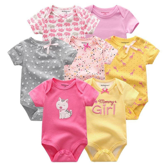 100%Cotton Baby 7Pc Onesies Boy/Girl (3M-12M)