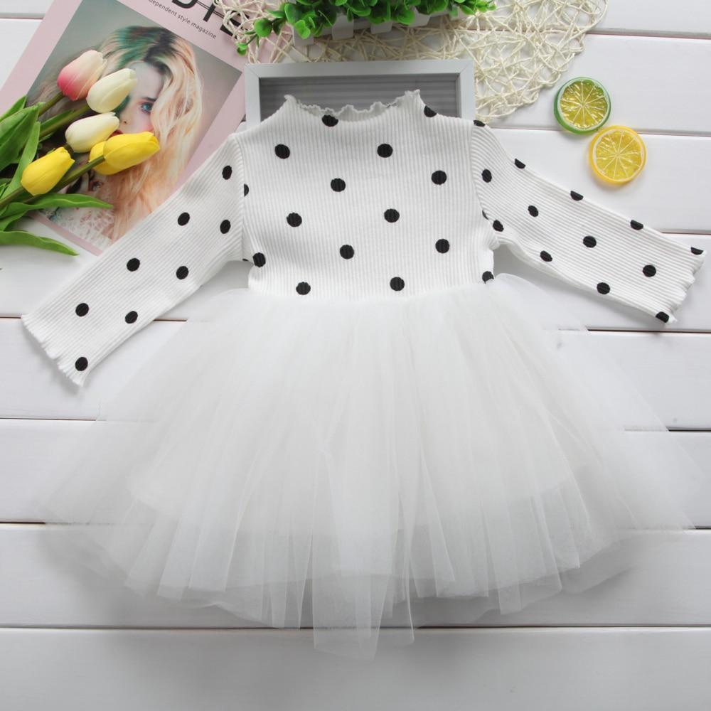 Elegant Princess Polka Dot Tutu Gown Party Dresses (3 Colors) For Girls and Babies (Newborn- 5T)