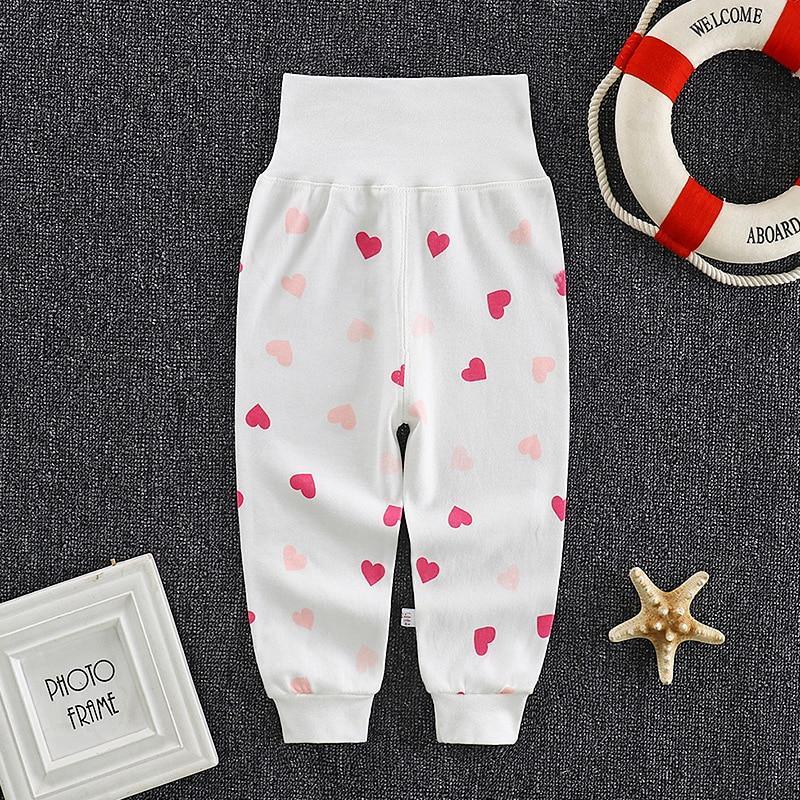 Baby Pants Girl/Boy High waist Cotton Trousers (3M-24M)