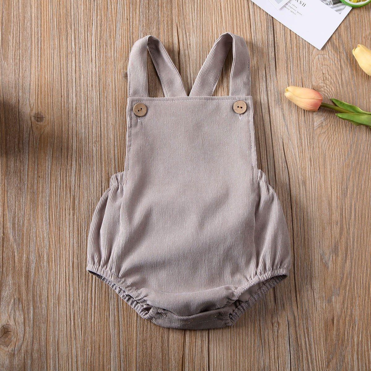 Unisex for Baby Boy/Girls Bodysuit Backless Outfits (3M-24M)
