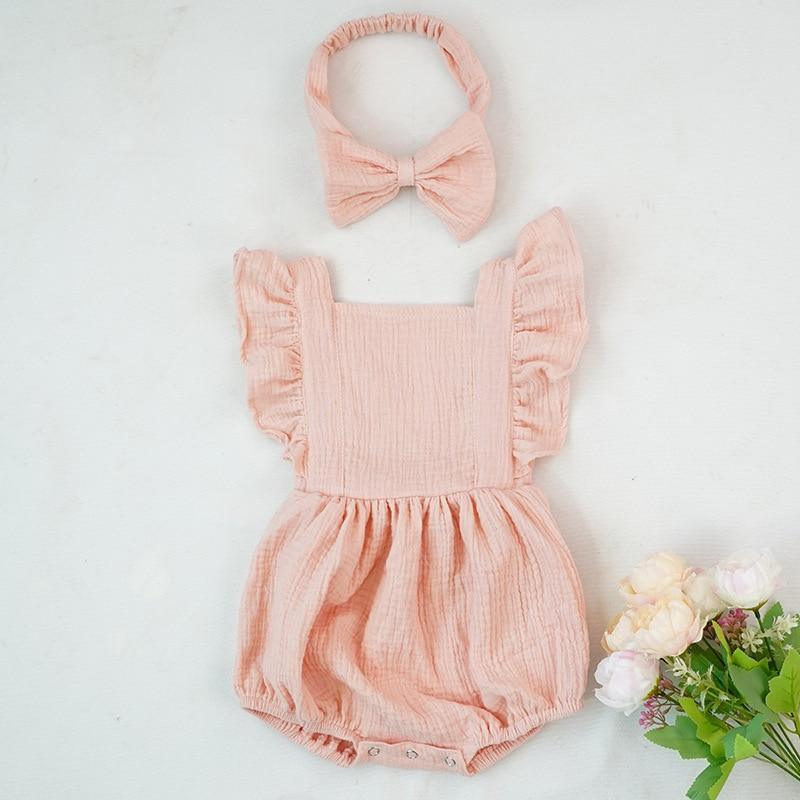 Talias Ruffle Rompers 3M-18M